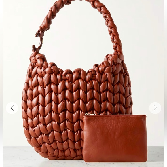 Chloe Handbags - New Chloe Small Wooden C Crochet Sepia Brown Leather Hobo Bag